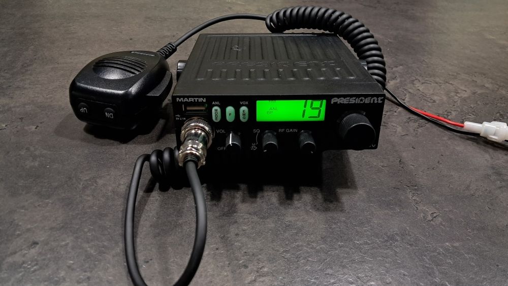 Cb Radio President Martin.