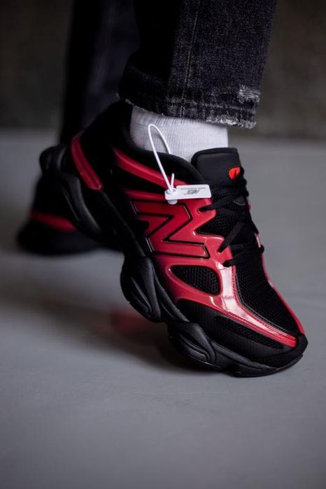 Чоловічі New Balance 9060 Red Black масивні кросівки