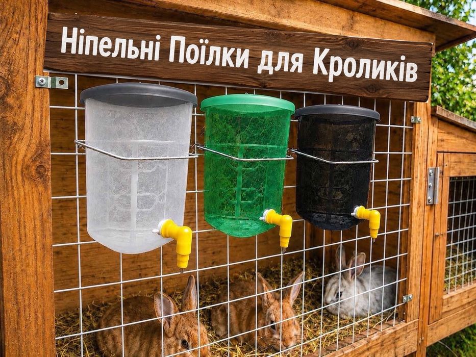 Продам для кроликів «Поілки « «Бункерні кормушки»