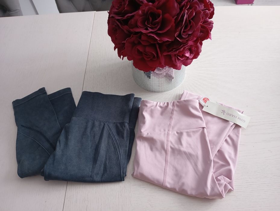 Legginsy 2 szt sprzedam M nowe