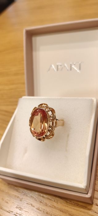 Złoty Pierścionek KOPUŁKA PRL 7,83g – Próba 585 (14K)