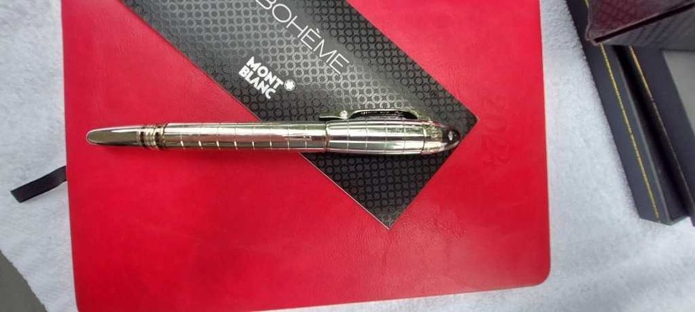 Pióro kulkowe Mont Blanc BOHEME diamonds (2012) z diamentami.