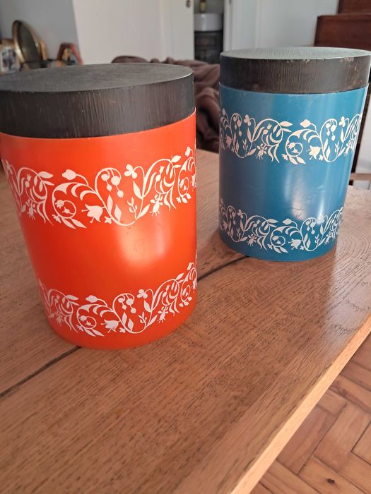 Recipientes para guardar farinha e arroz recipientes cozinha vintage