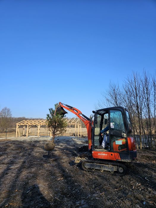 Usługi mini koparka Kubota szybkie terminy