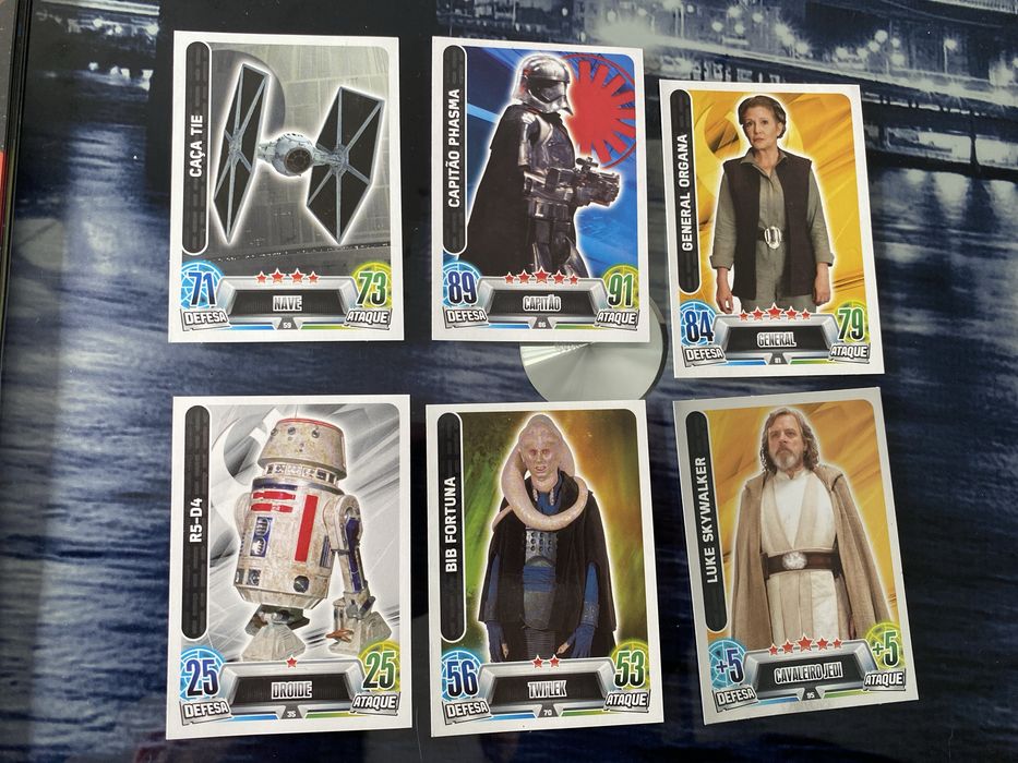 Caderneta cromos Star Wars Force Attax