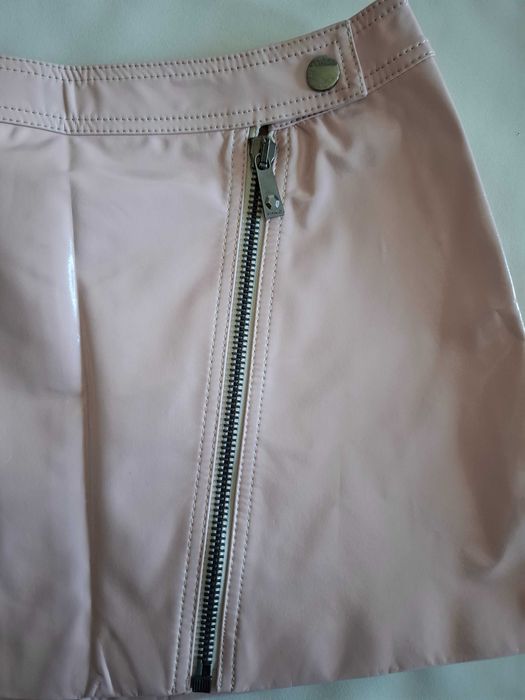 Mini-saia nova a imitar pele Pinko 44 IT / L - SALDO