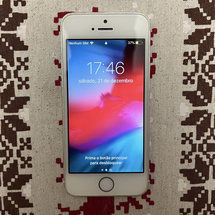 Iphone 5s (16gb) • Branco • iOS 12.5.4