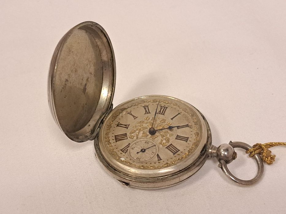 Relógio de bolso antigo c/chaves