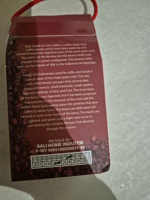 Kawa Bali Luwak mielona