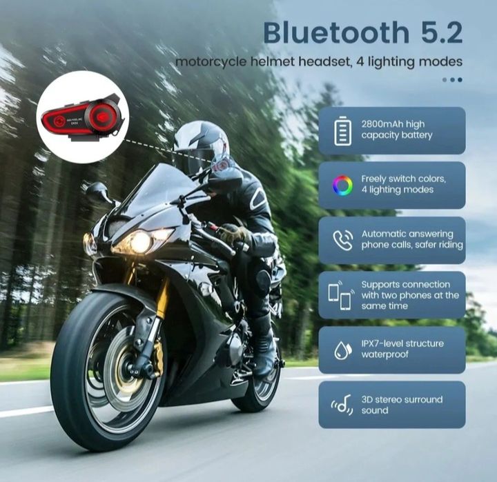 Блутуз гарнітура для шолома GEARELEC DK02. Є самовивіз від М.Осокорки