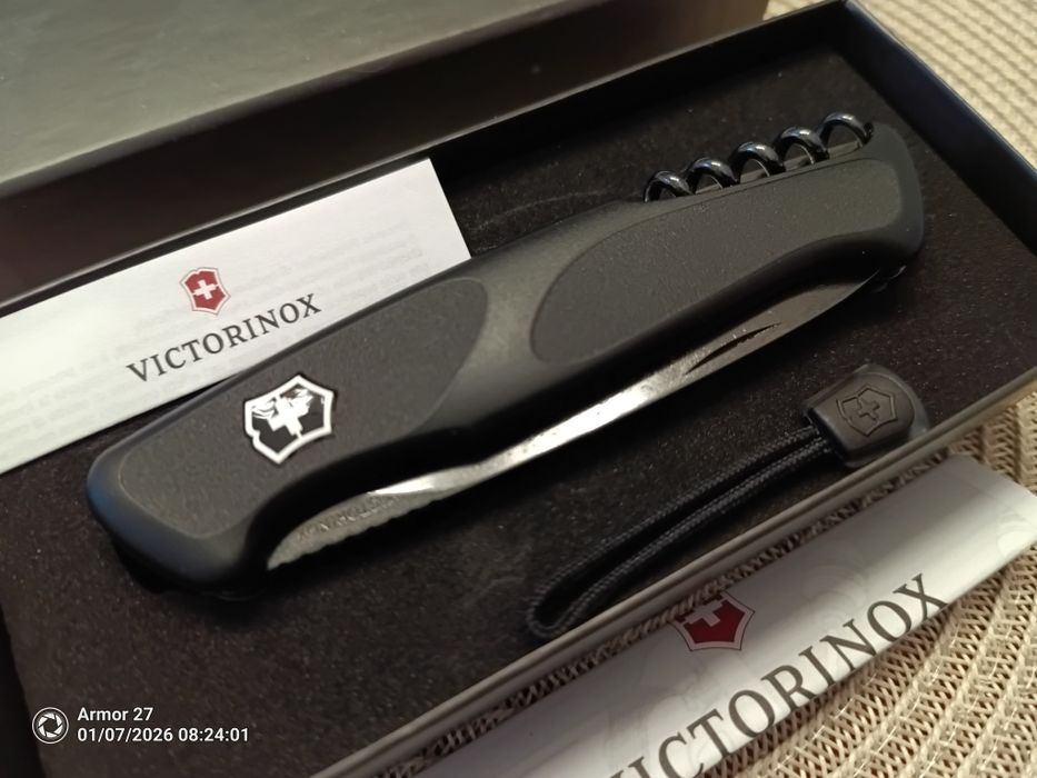 NOWY scyzoryk szwajcarski Victorinox Ranger Grip 55 Onyx Black