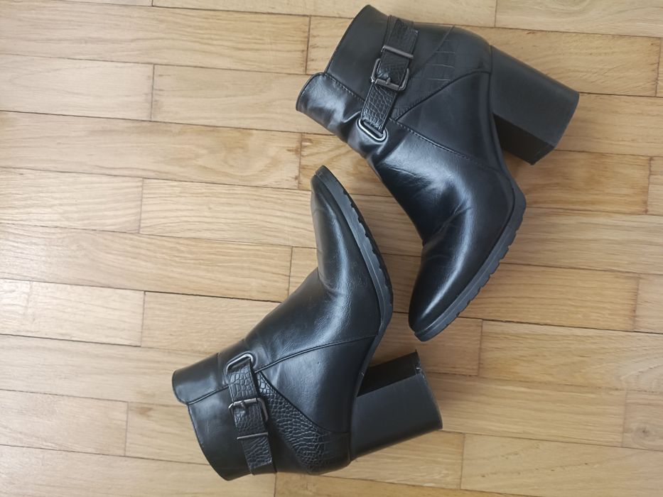 Botki damskie słupek roz 37