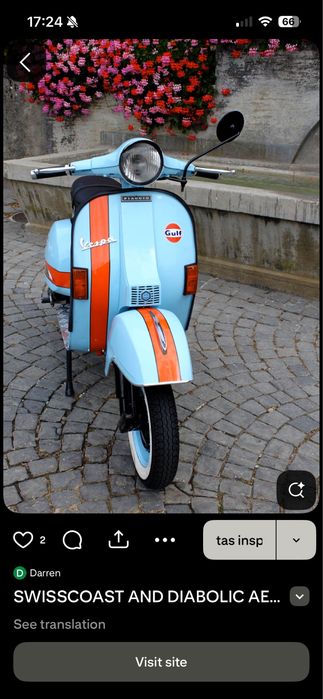 Oportunidade Vespa 50 — Projeto de Restauro | Ano 1991