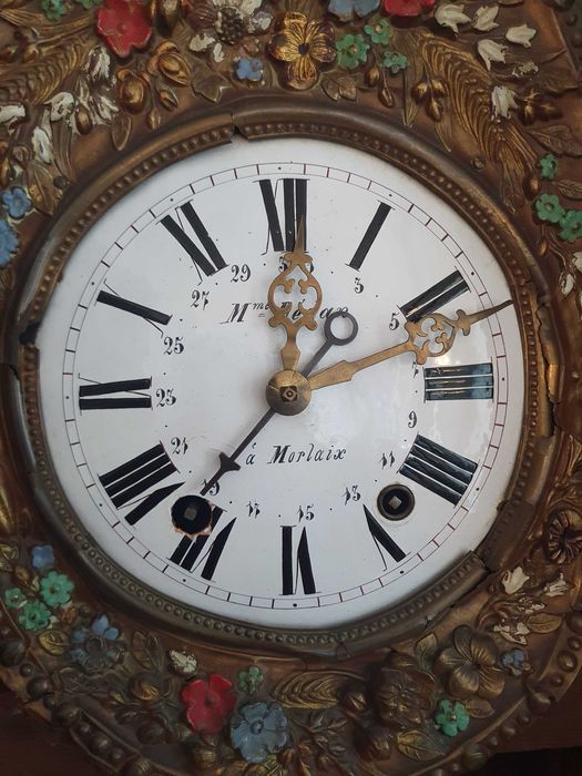 Antyczny francuski zegar stojący Comtoise