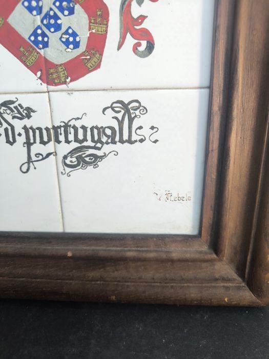 Quadro Azulejo Rei de Portugal