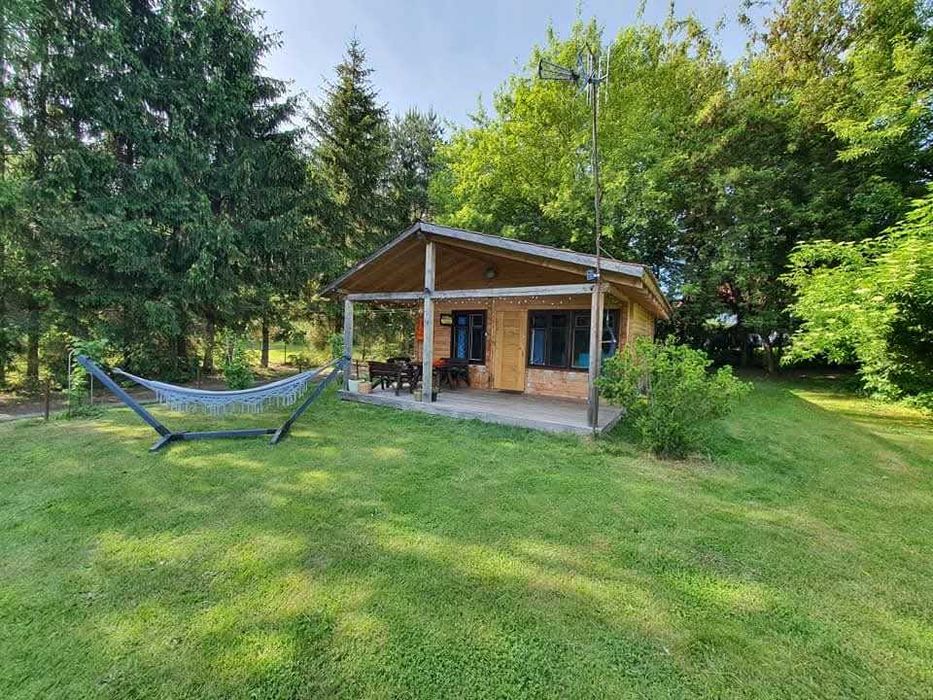 Wynajem domek 6os  MAZURY nad JEZIOREM z PRYWATNĄ PLAŻĄ.