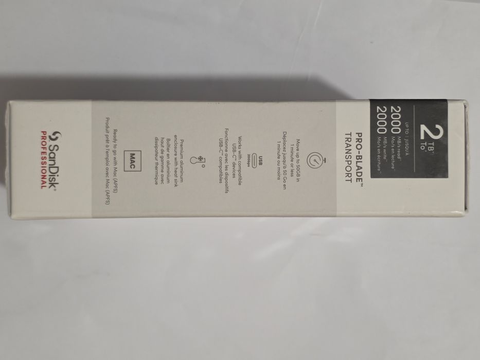Sandisk WD professional pro blade 2TB 2000mb/s transport sdpm2nb-00