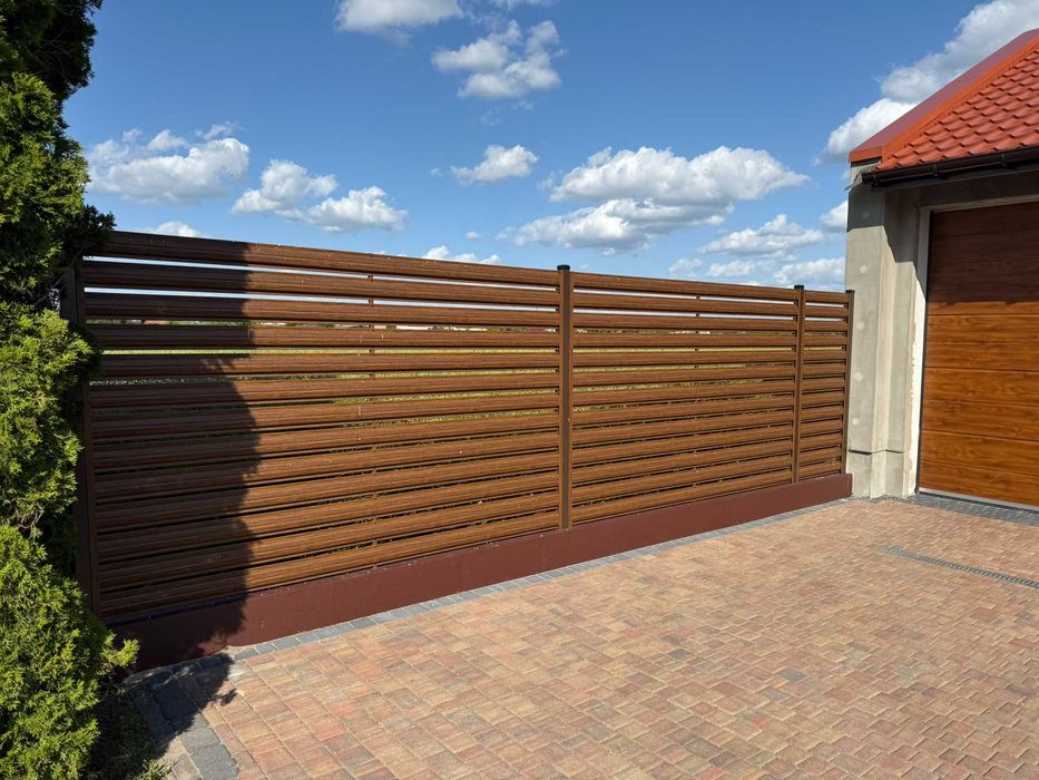 Sztachety ogrodzeniowe - Metalowe - Różne wzory i kolory - Na wymiar