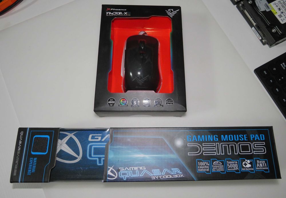 Rato Gaming RGB com Avargo A704E alto desempenho + Tapete NOVO/SELADO64286044779395120