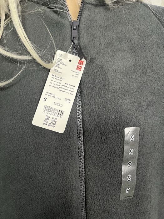 Флиски Uniqlo меховушки шерпа флісова кофта зіп худі