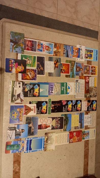 Grande oportunidade!!! Vendo coleção ⁷de 209 calendários a bom preço