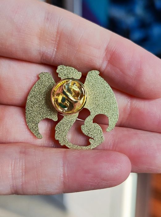 Smok/ Dragon - pin metalowy przypinka broszka