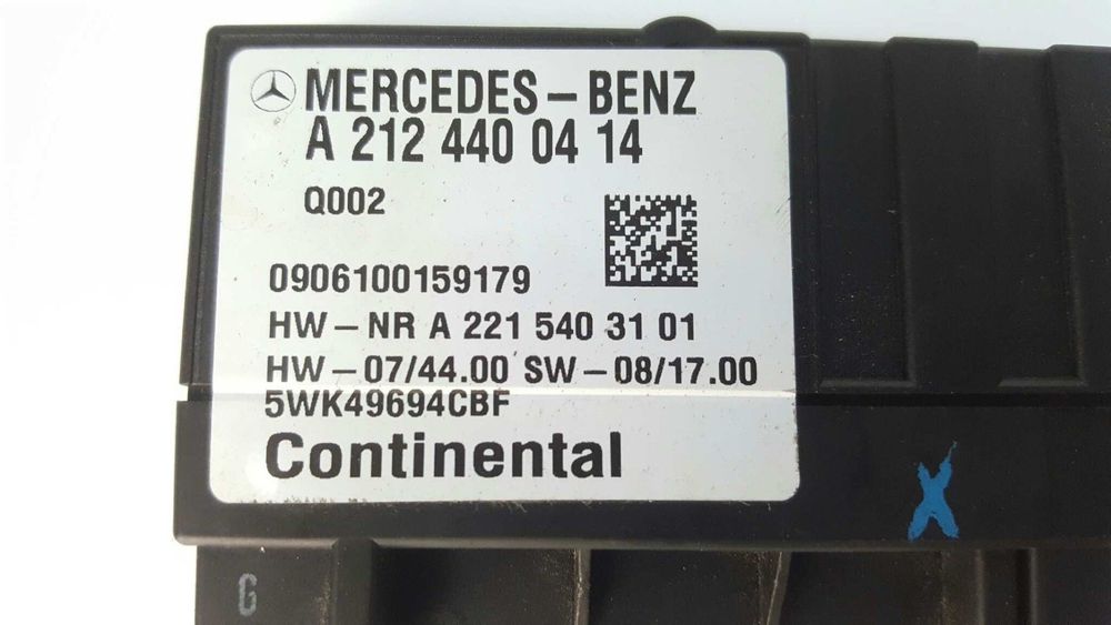 QUADRO ELÉTRICO MERCEDES CLASE CLK (W207) COUPE 350 CDI BE PRIME EDITION (207.32...