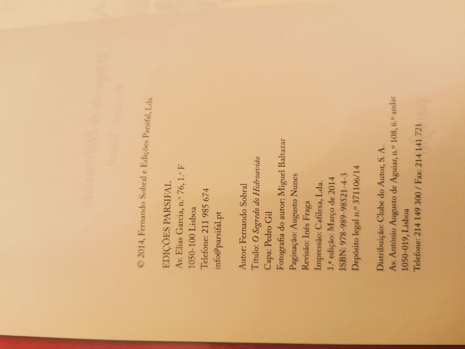 Fernando Sobral - O segredo do hidroavião