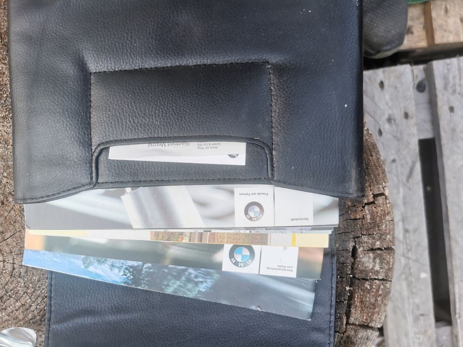 BMW e46 książka instrukcja etui dokumenty  skórzana teczka