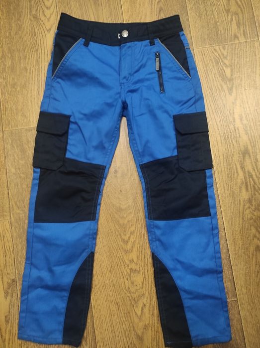 Штани  джинси для хлопчика котонові сині Topolino 128