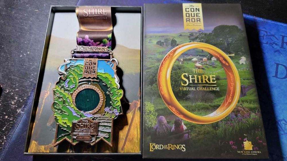 Medalha "The Conqueror Challenge" - Lord of The Rings - The Shire-Nova