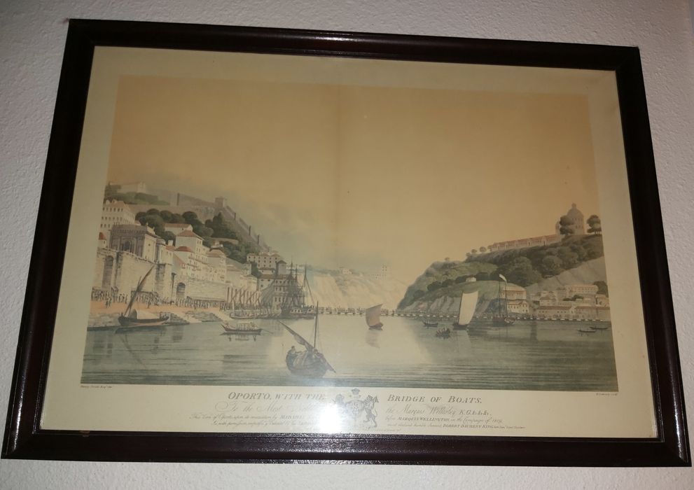 5Quadro "Oporto, with the bridge of boats"