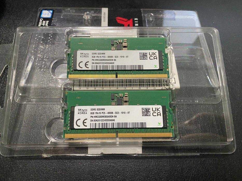 Pamięć RAM DDR5 2x8GB (16GB) Hynix HMCG66MEBSA092N – jak nowe z Dell