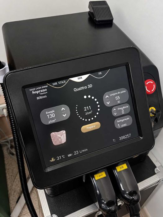 Máquina depilação laser diodo 808 nm