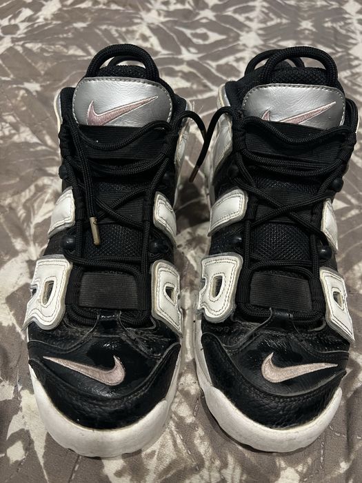 Кросівки Nike Air More Uptempo Black White.