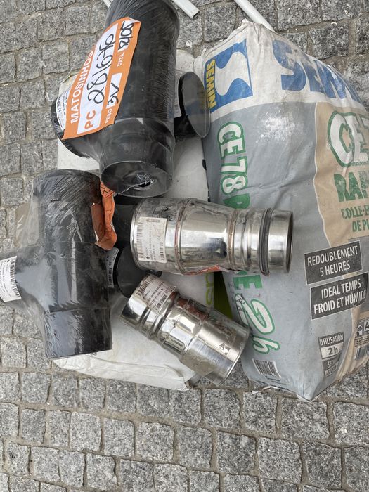 Tubos e acessorios salamandra novos (embalados)