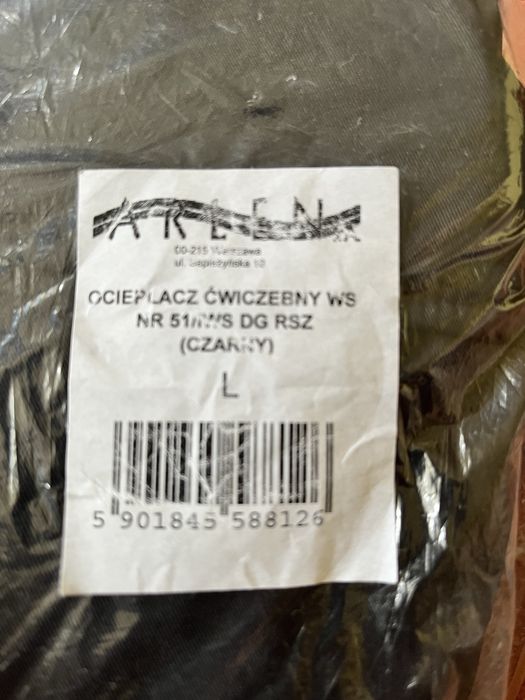 Softshell Okazja komplet czarny Ocieplacz ćwiczebny WS 51/IWS  rozmiar L Skierniewice