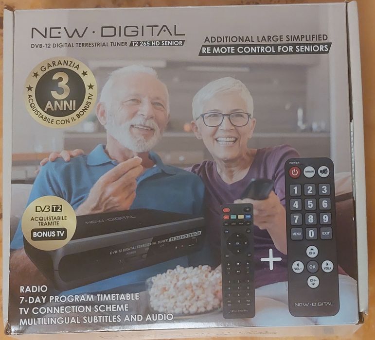 Dekoder DVB-T2, H.265/HEVC