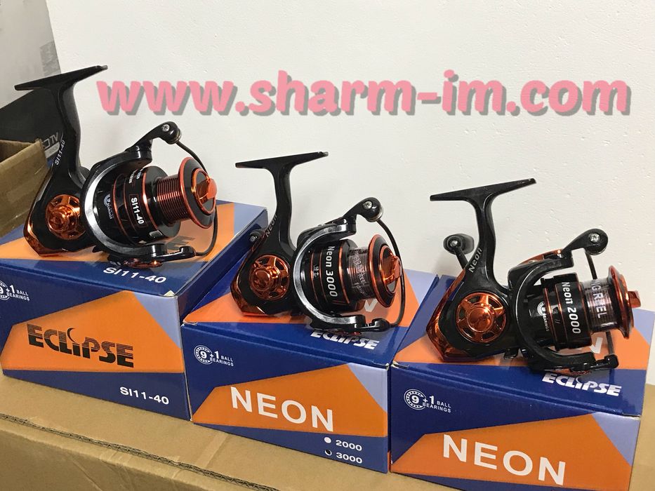 Катушка Eclipse Neon 2000/3000/4000 (9+1) Алюминиевая шпуля
