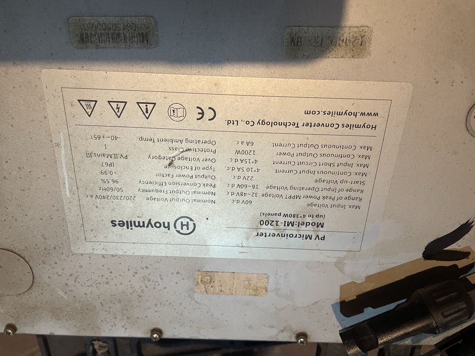 Hoymiles Microinverter MI 1200