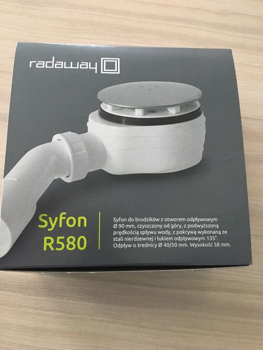 RADAWAY R580 syfon brodzikowy o wysokości 580 mm niski Lublin