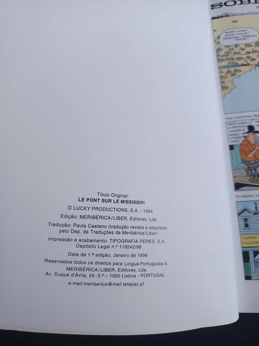 Lucky luke  - A ponte sobre o Mississipi