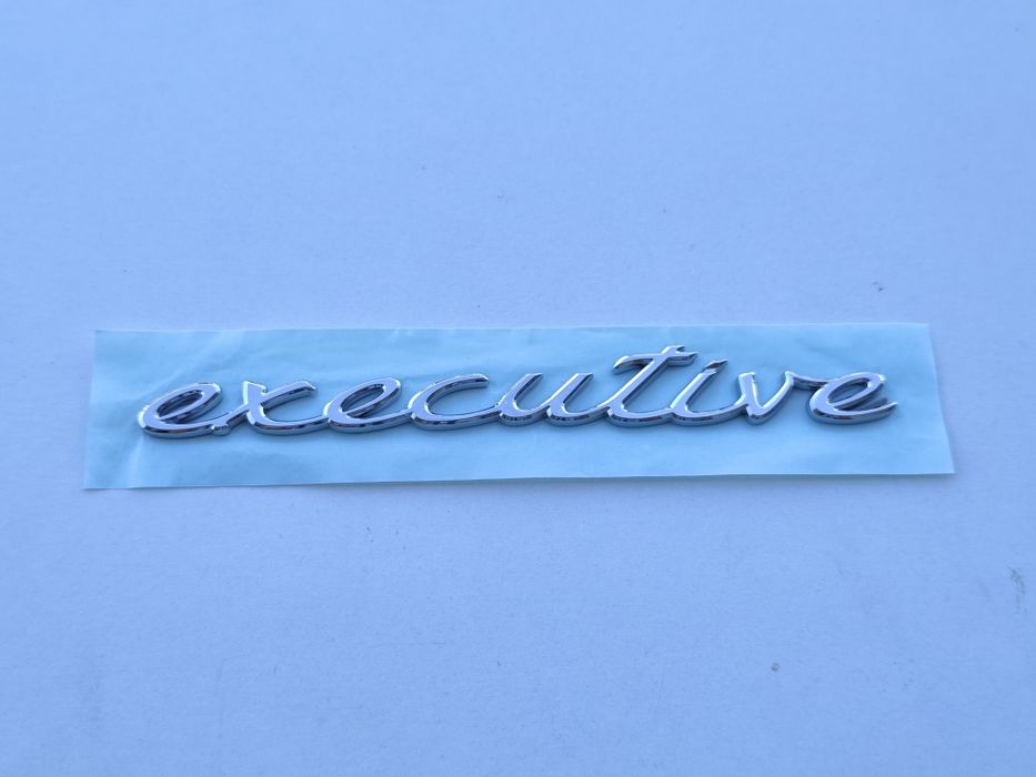 Emblema Letras Executive Porsche Mala Traseira S Símbolo Legenda Cromado Espelhado Panamera Cayenne Novo