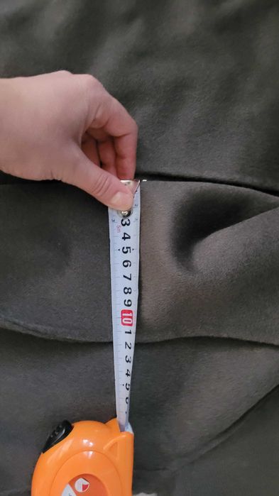 długi szary płaszcz z szalem Zara S 36 M 38 62%wełna wool luźny