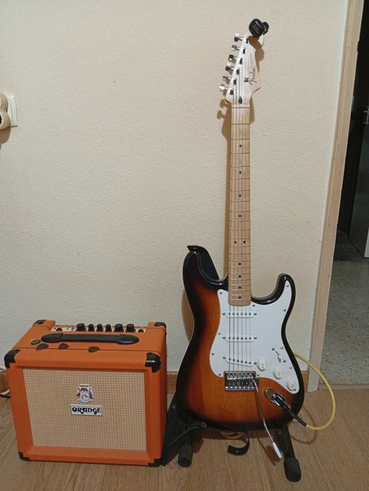 guitarra eletrica squier by fender como nova sem sinais de uso