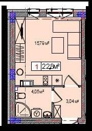 Квартира з земельною на Биківні 2 метро Лісова