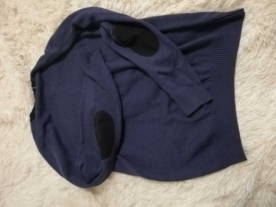 sweter Gran Sasso 100% wełna L 40 XL 42 virgin wool Made in Italy