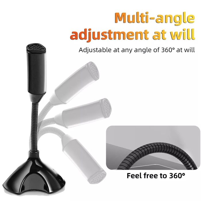 Микрофон USB черн/белый