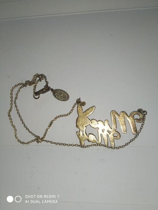 Кулон подвеска позолоченная ожерелье Miss May Playboy винтаж