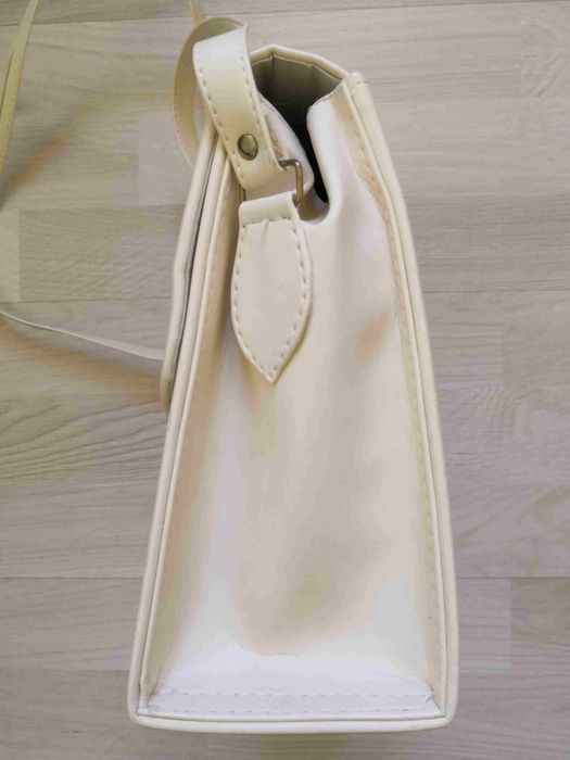 Torebka damska ecru ok. 25x19cm